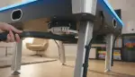 Airhockey Kabelschutz mit Spiralschlauch