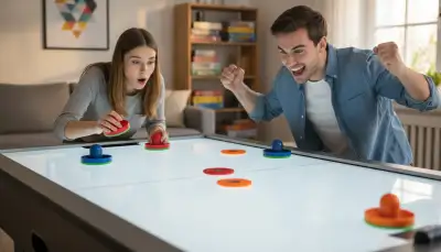 Puckfang und Ausgabe: Reibungsloser Airhockey-Spaß