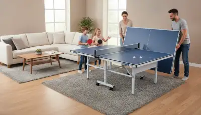 Rollbare Tischtennisplatten: Maximale Flexibilität