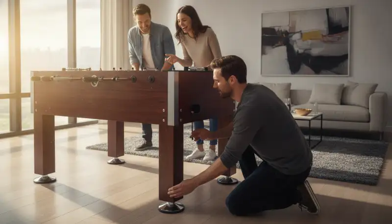 Der ideale Standfuß Kicker für Zuhause