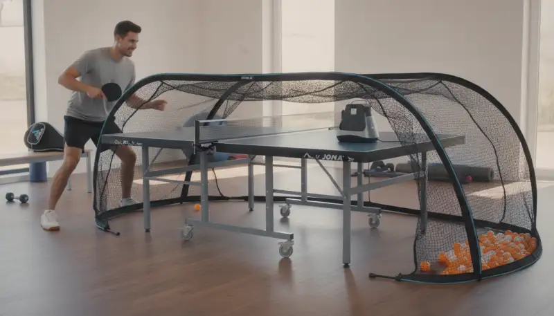 Effektives Training: Tischtennis Ballroboter Netz