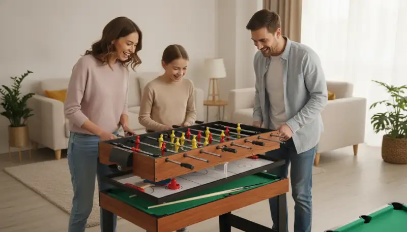 Familien Spieltisch: Spielspaß für alle Generationen