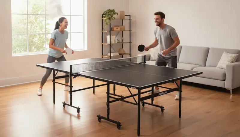 Indoor-Tischtennisplatte: Spielfläche und Spielgefühl