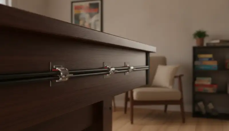 Optimale Airhockey Kabelfixierung