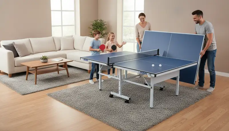 Rollbare Tischtennisplatten: Maximale Flexibilität